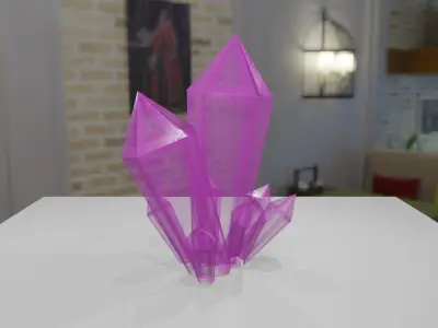 Crystals - Cristal Low-poly 3D model