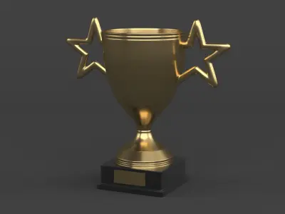 Trophy Cups 3D model 120