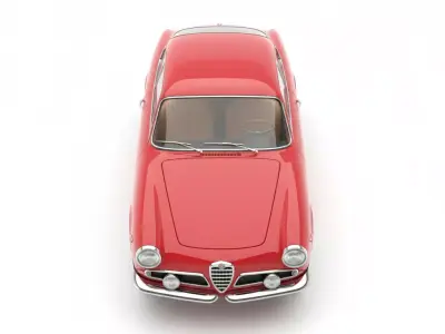 Alfa Romeo Giulia Sprint Low-poly 3D model