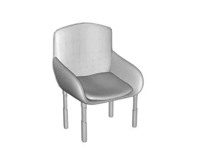 Chair model Penson room decor  3D model