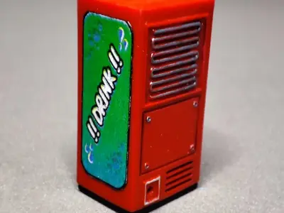 Drinks Dispencer 1-64 scale for diorama 3D print model