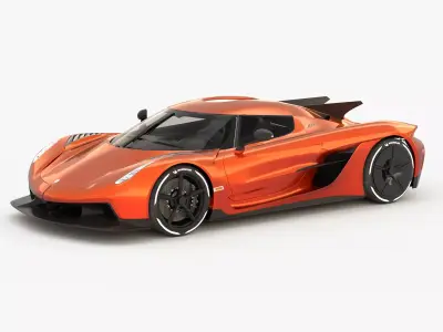 Koenigsegg Jesko Absolut 2020 3D model