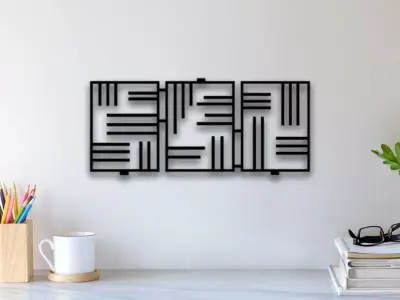 Abstract Wall Art 3D print model purchase