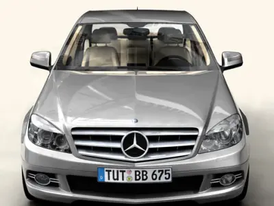 Mercedes C-Class 2007 3D model