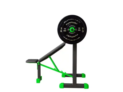 Incline Bench Press Machine Low-poly 3D model