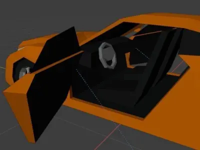 Nissan GT-R R35 Low-poly 3D model purchase
