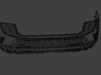 Bumper and Bullbar For lc300  3D model