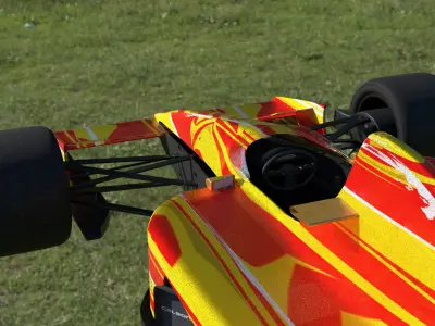F1 formular racing car 3D model