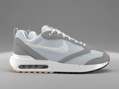 Air Max Dawn Grey Fog PBR Low-poly 3D model