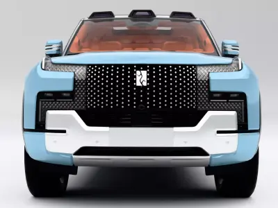 BYD Yangwang U8 2023 Low-poly 3D model