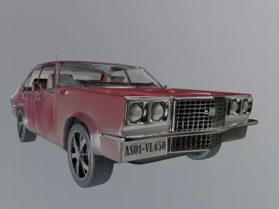 MODIFIED HM CONTESSA Low-poly 3D model