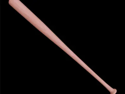 Baseball Bat  Low-poly 3D model