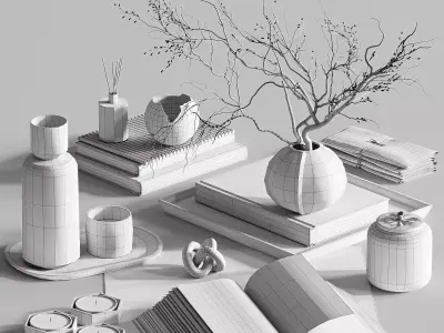 Decorative set 33 3D model