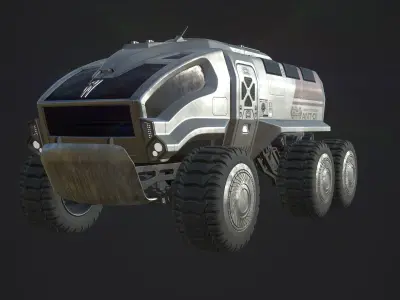 Planetary Rover ANT-01 Stellar Industries corp 3D model