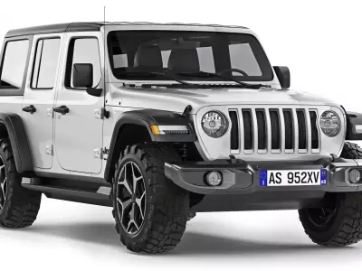 Jeep Wrangler 2018 3D model