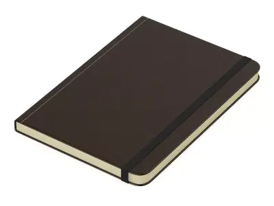 Brown notebook 3D model