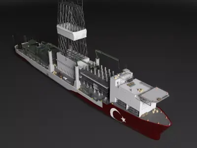 Fatih Ship 3D MODEL 3D model