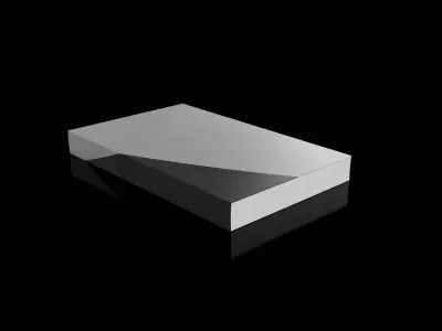 Book Soft Cover Black and Grey  Free 3D model