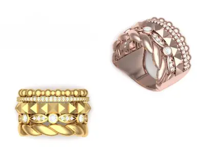 Portofino Ring 3D print model