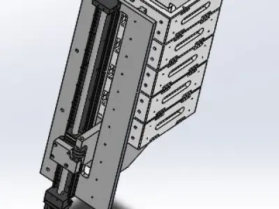 Stacking mechanism-loading  mechanism 3D model