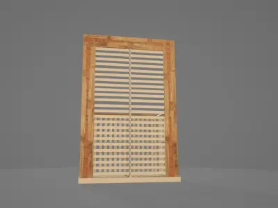 Wooden Home decorative 3d model 3D model