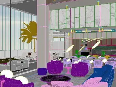 Modern Luxury Villa 3D model