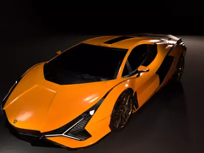 Lambo Sian Automotive design 3D model