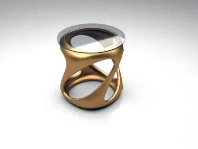 Voronoi Weaverbird Parametric Furniture Design Grasshopper Rhino 3D model