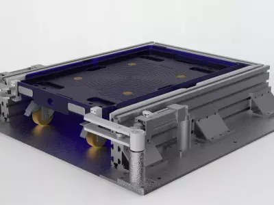 Tool car parking station 3D model