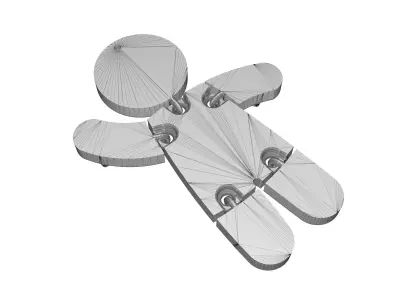 Gingerbread Man 3D print model