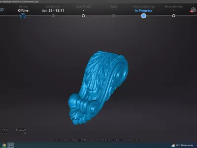 Wood Art Sculpture 3D model
