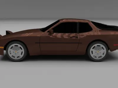 Porsche 944 S 3D model