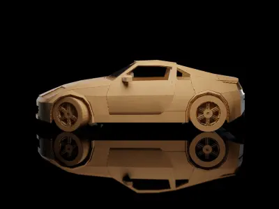NISSAN FAIRLADY Z 350Z 2002 cardboard car 3D model