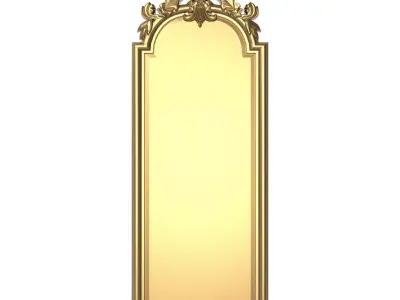 carved frame 3D model 39