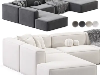 Sofa modulowa 3D model
