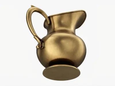 Metal jug antique 3D model