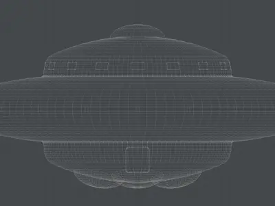 Xilien Flying Saucer Free 3D model