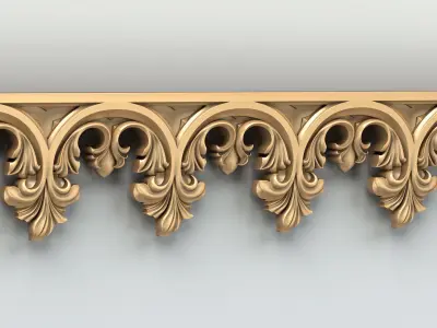 Molding 052 Gothic 3D model