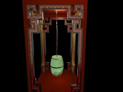 Chinese lantern 3D model