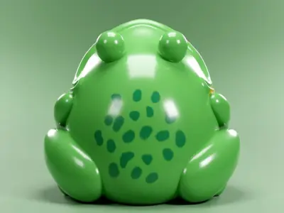 Frog Decor 3D print model