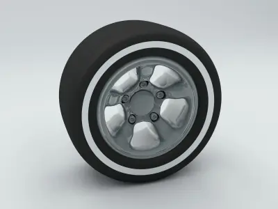 Car Wheel 3D model