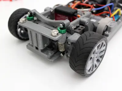 universal rc car chassis 10 to 1 3D print model