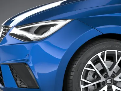 Seat Ibiza 2022 3D model