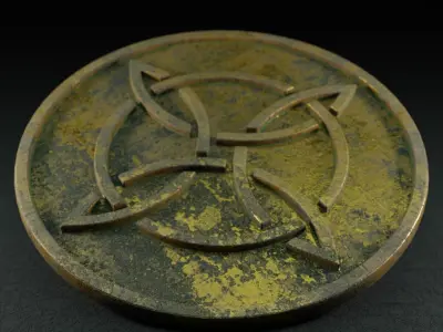 Celtic Coin Collection pt1 Low-poly 3D model