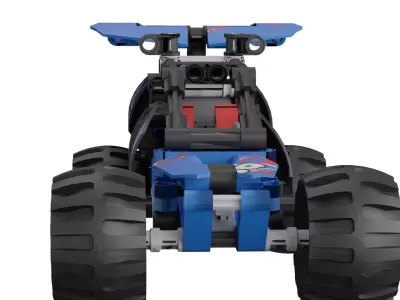 Off road Racer Low-poly 3D model