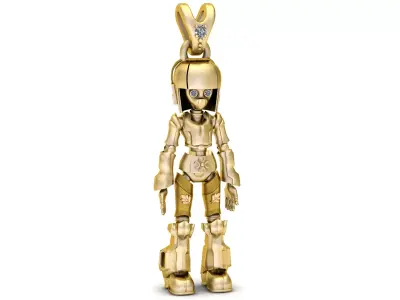 Golden Glaze pentant 3D print model