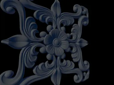 Furniture Appliques 6 3D model