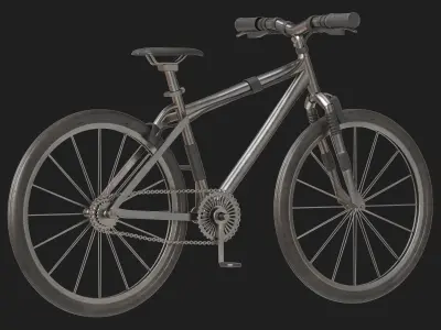 Bicycle Low-poly 3D model by davrbeksadullayev6 from CGTrader