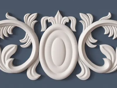 Decorative Onlay 3D model 8