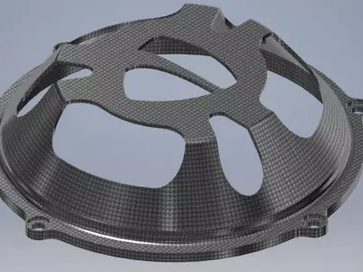 Clutch cover Italian MOTORSPORT 3D print model